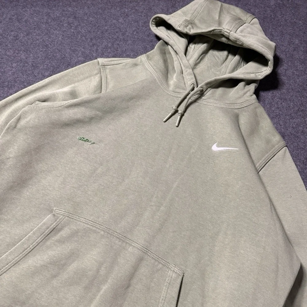 Nike Mens Hoodie Pullover Green 611457-386‎ Sports Outdoor Casual Size M